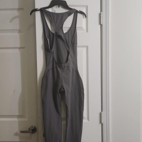 davisactive Pants - Gray Sleeveless Jumpsuit